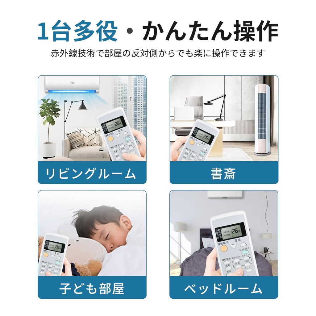 CLVIZCXOM Air Conditioner Remote Control A75C3308 for Panasonic Panasonic Air Conditioner Remote Control