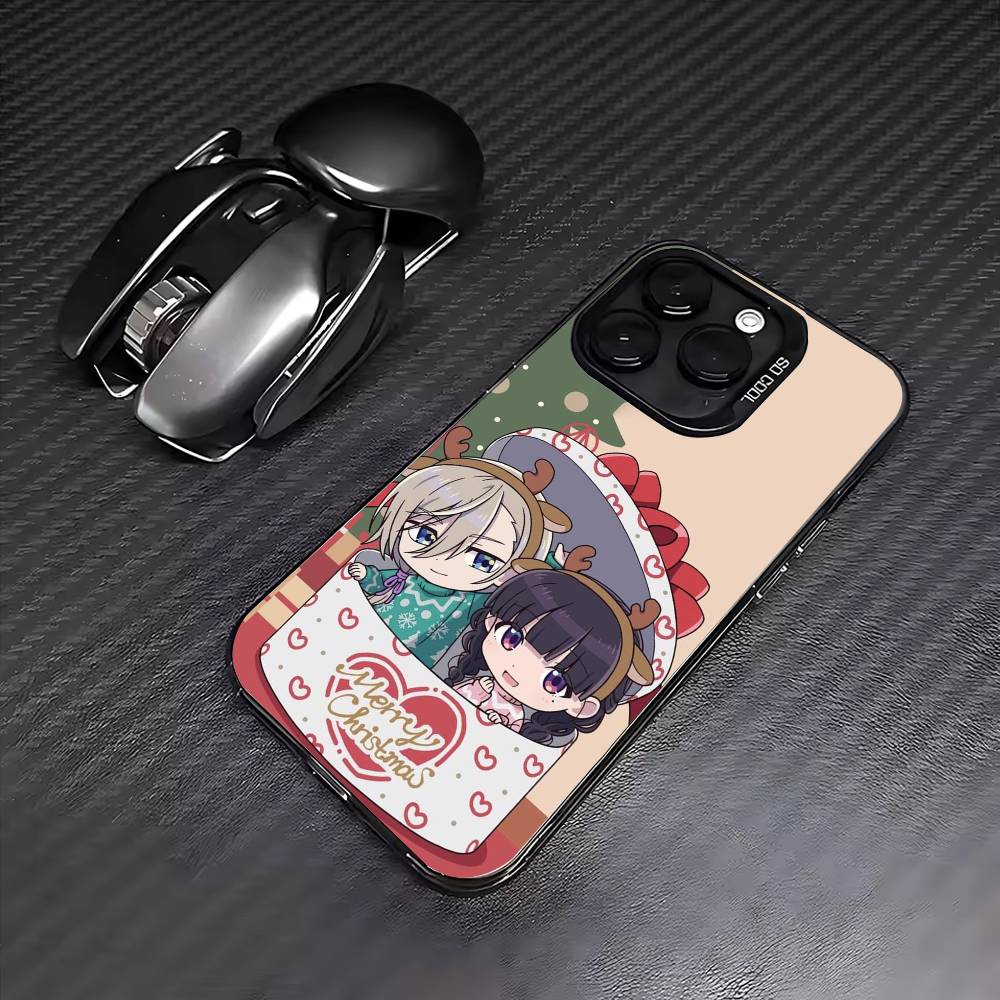 Anime M-My Happy M-Marriage  Phone Case For iPhone17,16,15,14,13,12,11 Plus,Pro Max Colored Silver Plated Inside Cover
