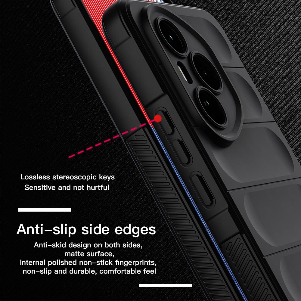 KEYSION Stoßfestes Mattes Case für HONOR 400 Pro 5G Rutschfeste Weiche Silikon Handy Rückseite für Huawei Honor 400 5G 400 Pro