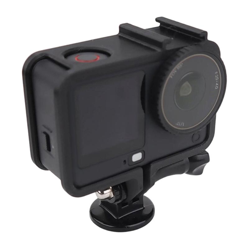 Protective Extension Frame for Action 6 Cameras with Cold Shoe Port and Accessory Compatibility Enhances Safety