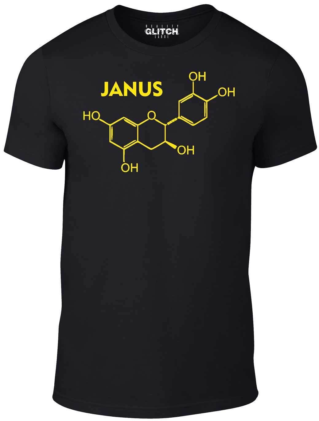 Janus Molecule T-Shirt Mens Womens Tees Top - Funny T Shirt Mens Womens Tees Top retro tv utopia fashion science series S
