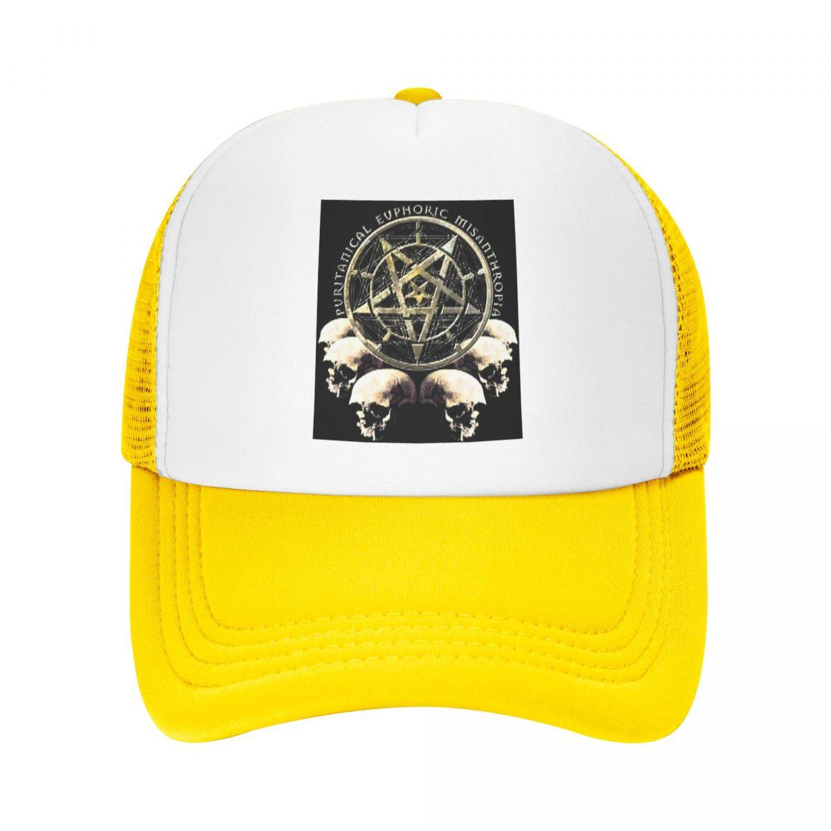 

Dimmu Borgir, повседневная однотонная сетчатая бейсболка с металлической лентой, регулируемые шляпы Snapback для женщин, унисекс, шляпы дальнобойщика для папы Adjustable