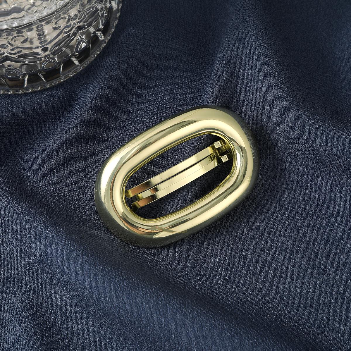 

AWAYTR Ручной работы Золотой Декорированный Зажим-уточка из сплава Заколки для волос Валентина Головной убор Аксессуары для волос для девочки Подарок на фестиваль