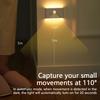 Motion Sensor LED Night Light USB Rechargeable Wireless Magnetic Cabinet Lamp Up and Down Luminous For Bedroom Closet Stair