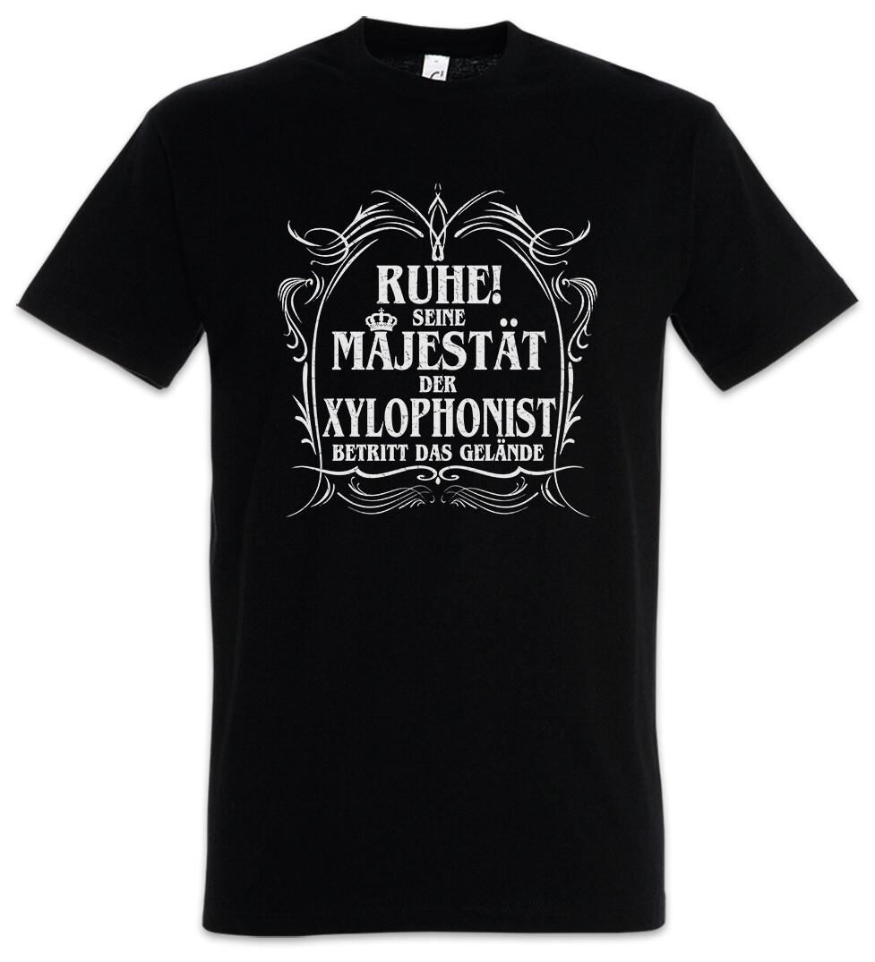 His Majesty The Xylophonist T-Shirt Xylophone Player Classic Orchestra Fun- S