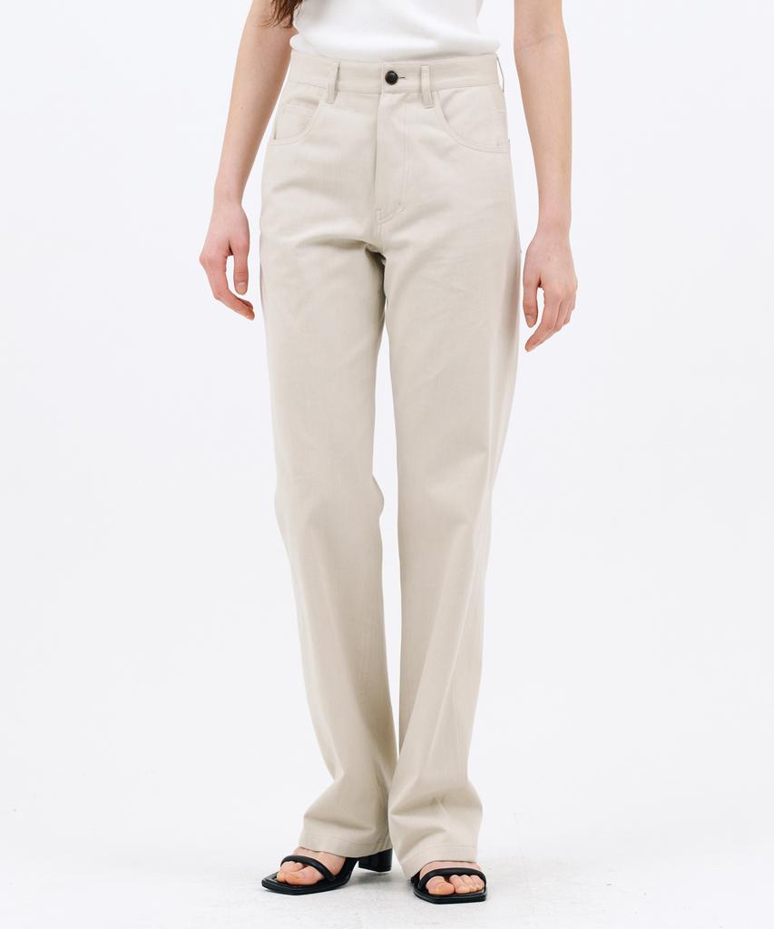 JUN BY JUN K Summer Washed Jeans_Beige