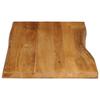 VidaXL Tischplatte 100x60x2,5 cm Baumkante Massivholz Mango 370766