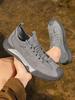Fashion Breathable Men's Casual Sneakers Gray Thick Platform Unisex HikingTrekking Shoe In Promotion Walking Light Gym Male Sports Shoes