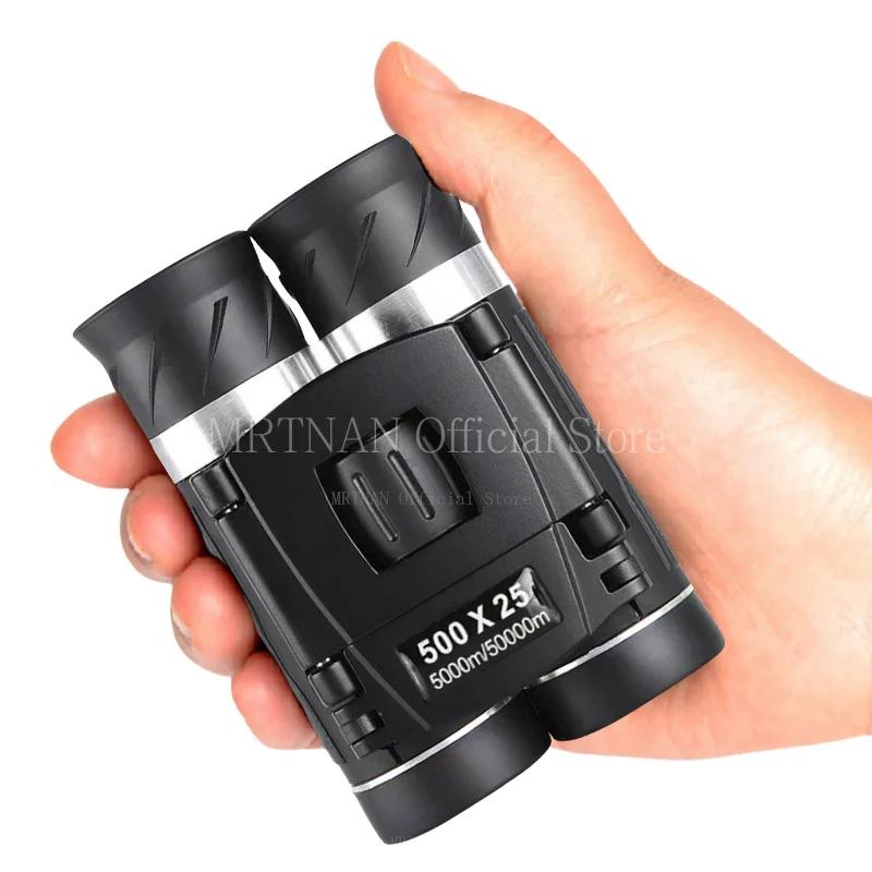 500X25 Bärbar Hd Zoom 5000M/50000M Kikare Teleskop Kraftfull hopfällbar Långdistansseende Jakt Utomhuscamping Sport