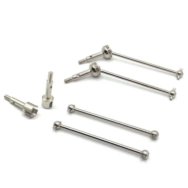 4 szt. Metalowe Przednie i Tylne Wały Napędowe CVD do Samochodu RC WLtoys 144001 144002 124016 124017 124018 124019 Części Ulepszające Akcesoria