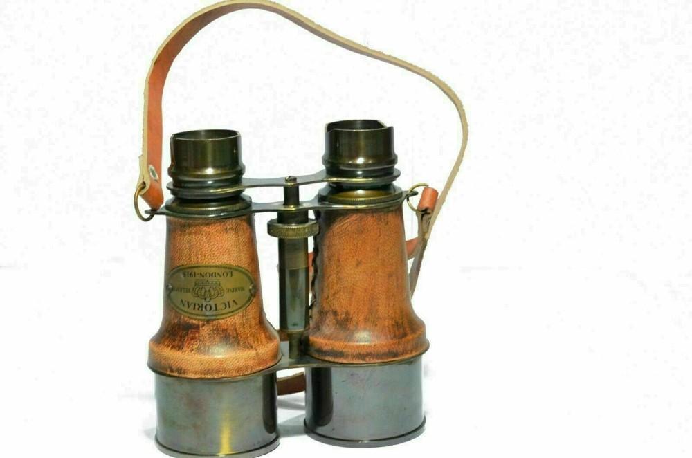Antique Brass Monocular Binocular Telescope Vintage Nautical Spyglass Scope
