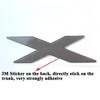 1pc ABS Matt Black Car Emblem Logo Badge Tail Trunk Sticker Accessories for X1 E84 F48 X3 F25 G01 X5 E70 F15 X6 F16 E71 G06
