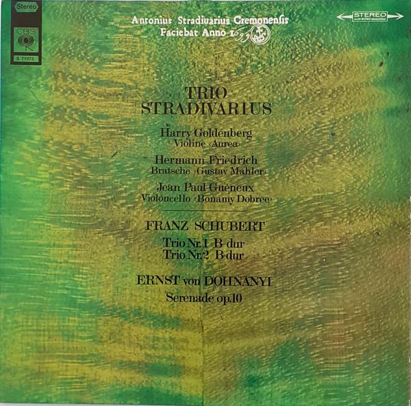 

LP Record FRANZ SCHUBERT ERNST VON DOHNNYI Trio Nr. 1 Bdur Trio Nr. 2 Bdur S71073 CBS Germany Classical Used