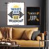 GYM Is My Life Posters Metal Signs Painting Wall Aesthetical Decoration for Home Bedroom Room Pub Tin Sign Decorative Plaques