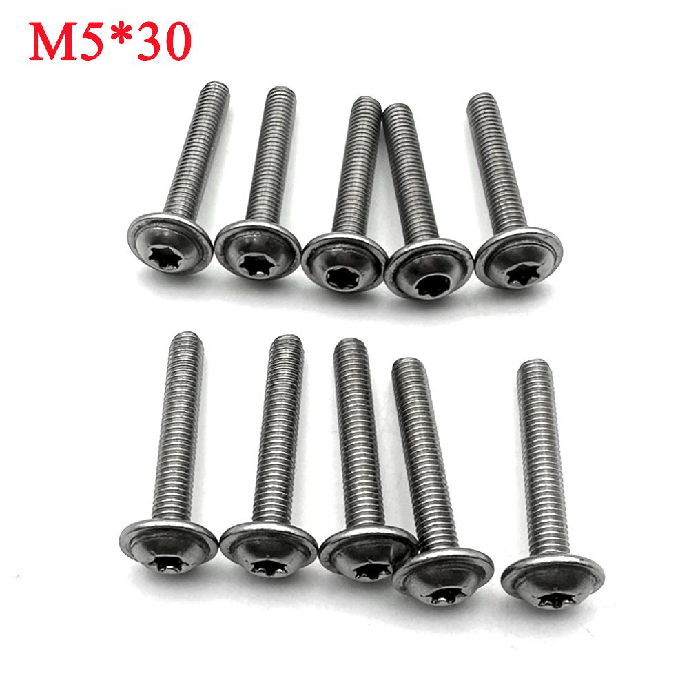 For BMW R1200GS R1200RT R1100GS S1000RR F650GS K1600GT F800GS R1100RS/RT R1150RT HP2 Motorcycle Shell Stainless Steel Screws