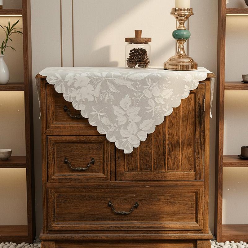 Japanese Retro Pastoral Tablecloth Rectangular Dust-Proof And Heat-Insulated Dining Table Coffee Table Cloth Cabinet Cover Towel Household Literature