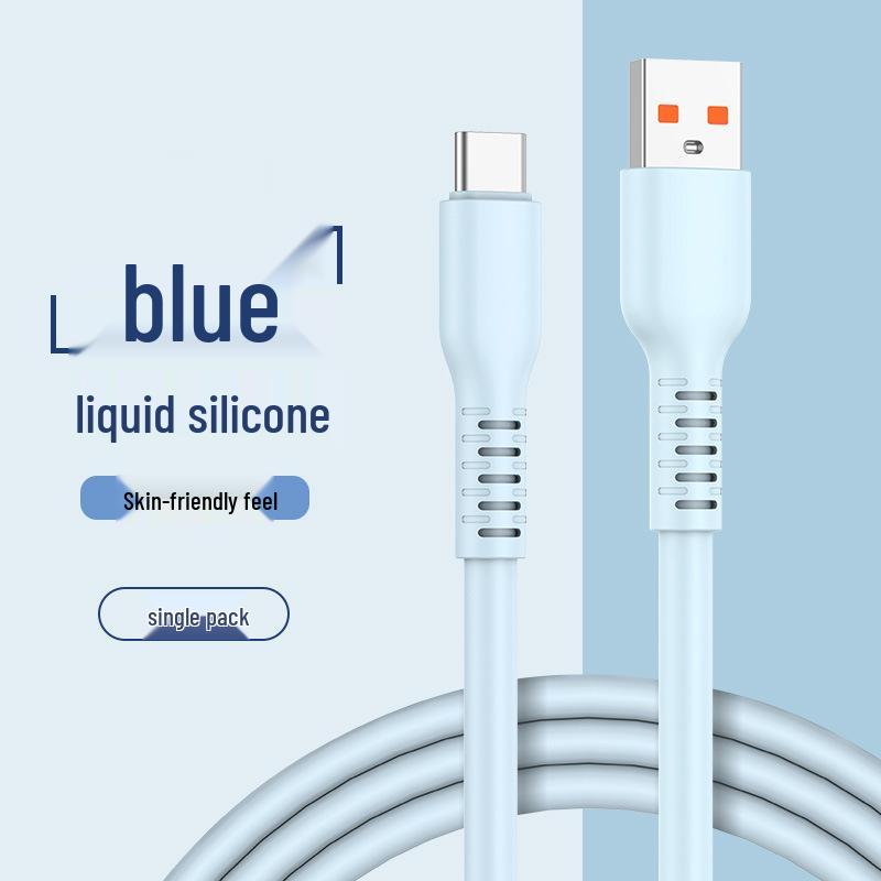 Thickened 120W Liquid Silicone 6A Android Fast Charging Cable - Super Fast Charge