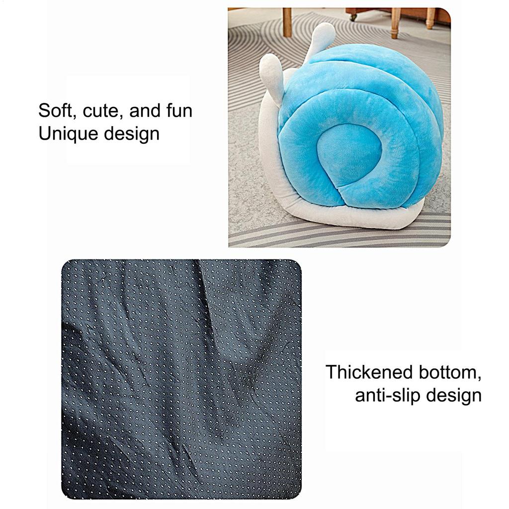 Snail shaped cat nest Semi Enclosed Cat Winter Warming Bed indoor cat and small dogs house Pet Accessories for Winter Travel