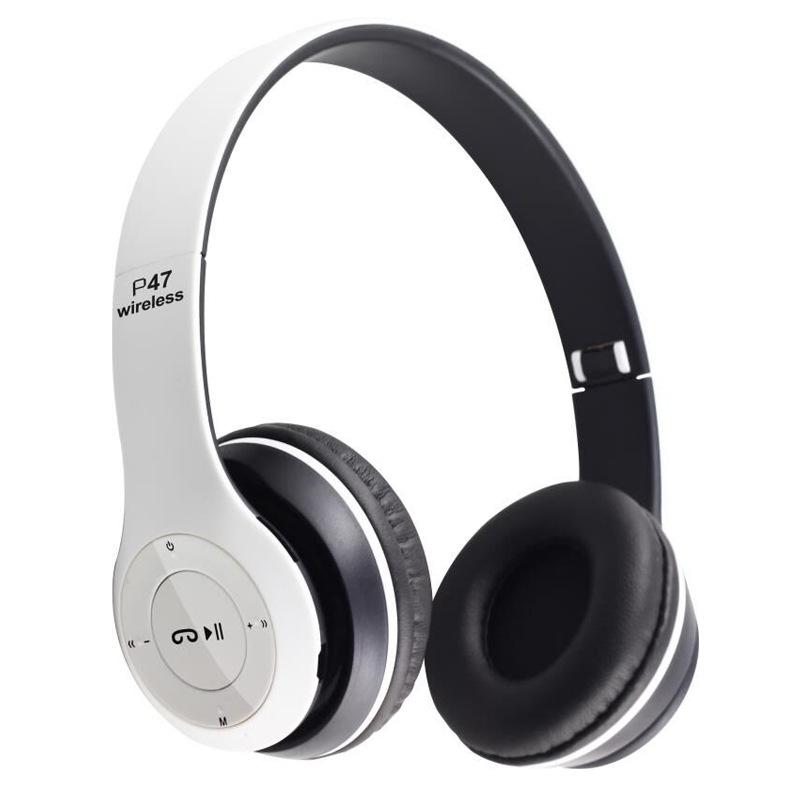 P47 Bluetooth Headphones Earphone Noise Reduction Foldable Gift Game Universal Computer Headsets