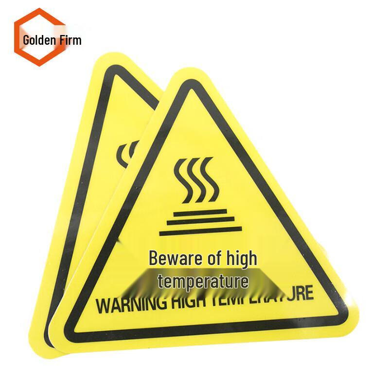 Jingu Lao HCZH-387 Power Safety Warning Stickers (10-Pack) 8x8cm