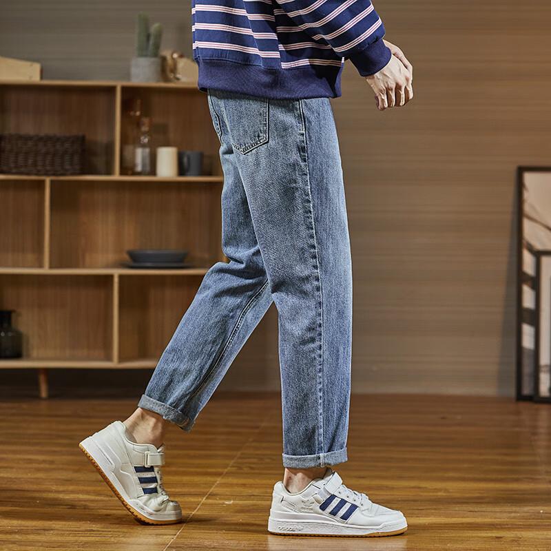 TonLion Men's Relaxed Tapered Lightweight Denim Jeans