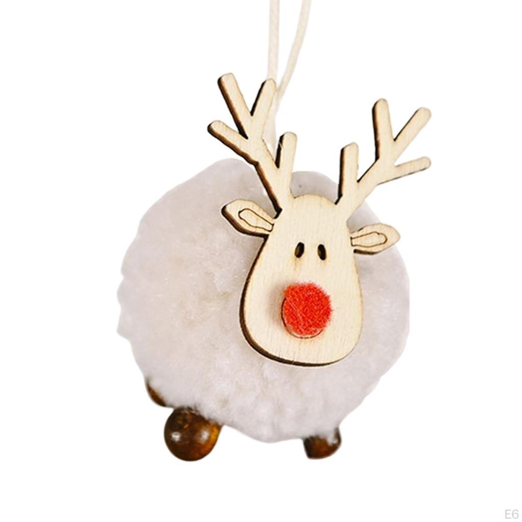 Christmas Figurines Decoration Elk Deer Doll for Year's Garden