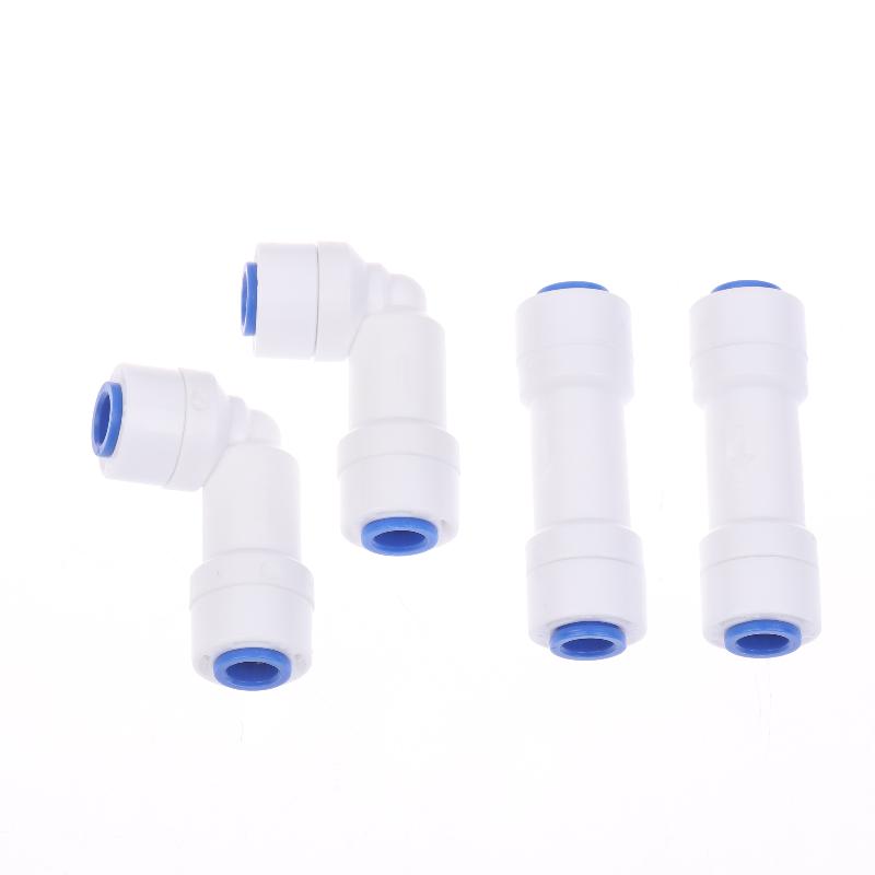 Single-Piece Check Valve Connector 1/4" Check For Valve Push In For Non Return Water Reverse Osmosis System Filters