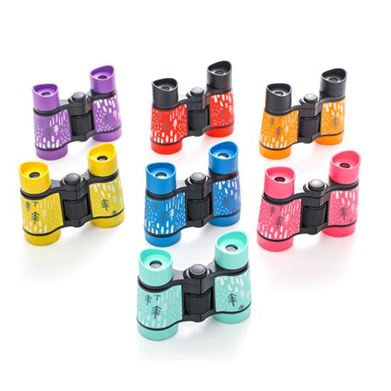 Kids Binoculars Cognitive Ability Anti Slip Vibrant Color High-Resolution Small Telescope Toy