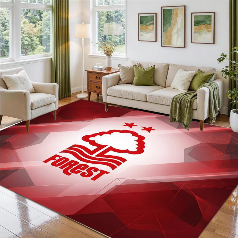 Nottingham Forest Design Kristall-Samt-Teppich Weich Dekorative Matte für Schlafzimmer Eingang