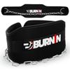 BURNIN Dipping Belt with Weight Chain for Strength Unibody Power Belt for and Weighted Waist Unisex Training, Design, Pull-Ups, Dips, Support,