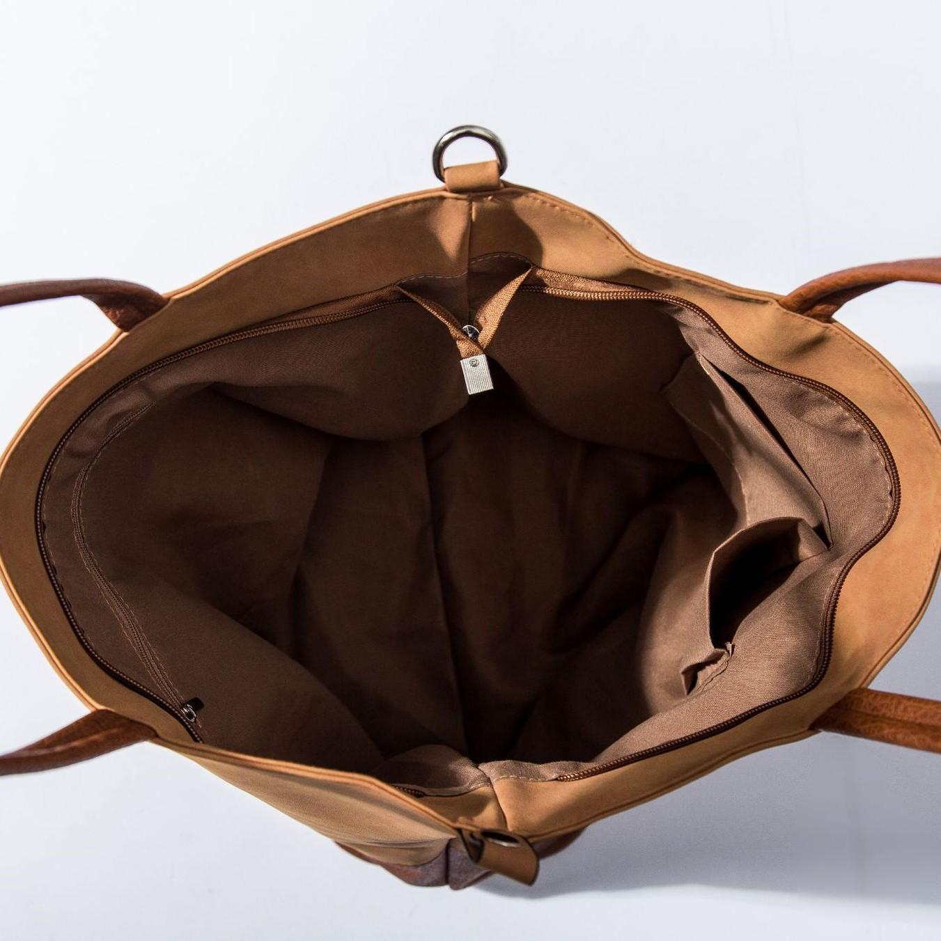 Сумка большой вместимости Женская винтажная большая сумка-тоут 45*18*38 — фото 8