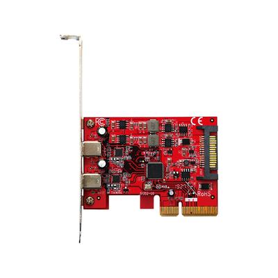 Kuroutoshikou Gen2 X 2 Interface Card X4 Equipped with ASMedia ASM3142 USB3.2 (10Gbps) Type-C (PCI-Express Connection) USB3.2C-P2-PCIE3