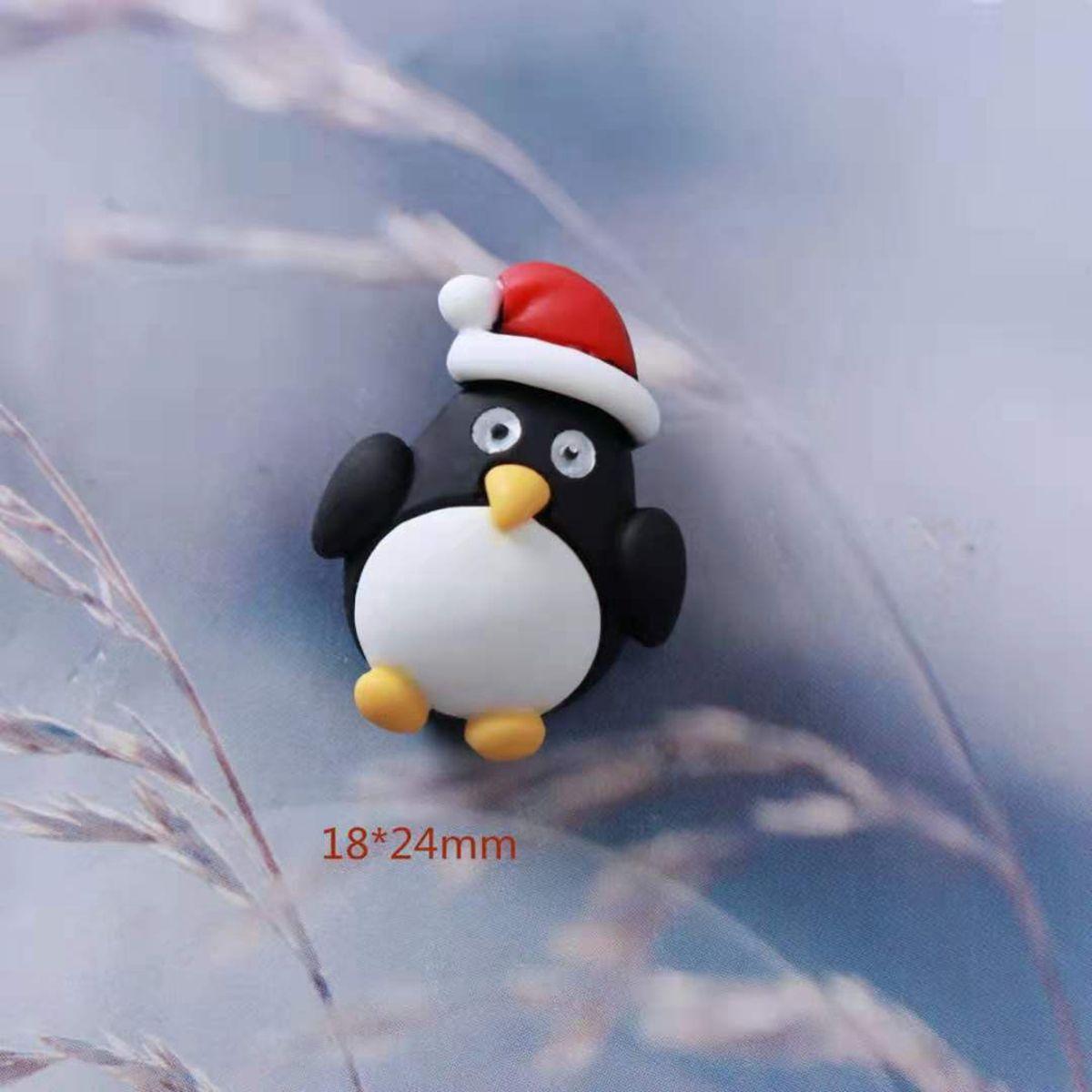 

10 шт. Гибкое украшение для телефона Милый клей Плоская задняя часть Кабошон Рождественский декор Украшение 5