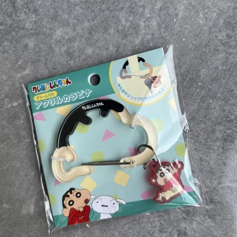 Crayon Shin-chan Nohara Shiro Boochan anime two-dimensional acrylic carabiner backpack high-value keychain pendant birthday gift
