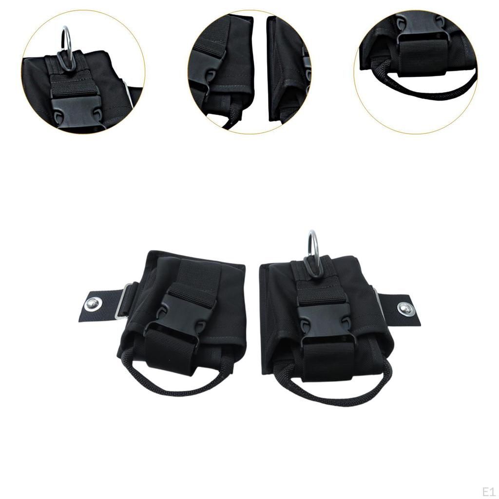 Weight Belt Pockets Pouches for Diving Scubas Counterweight Practical Quick Release Carriers