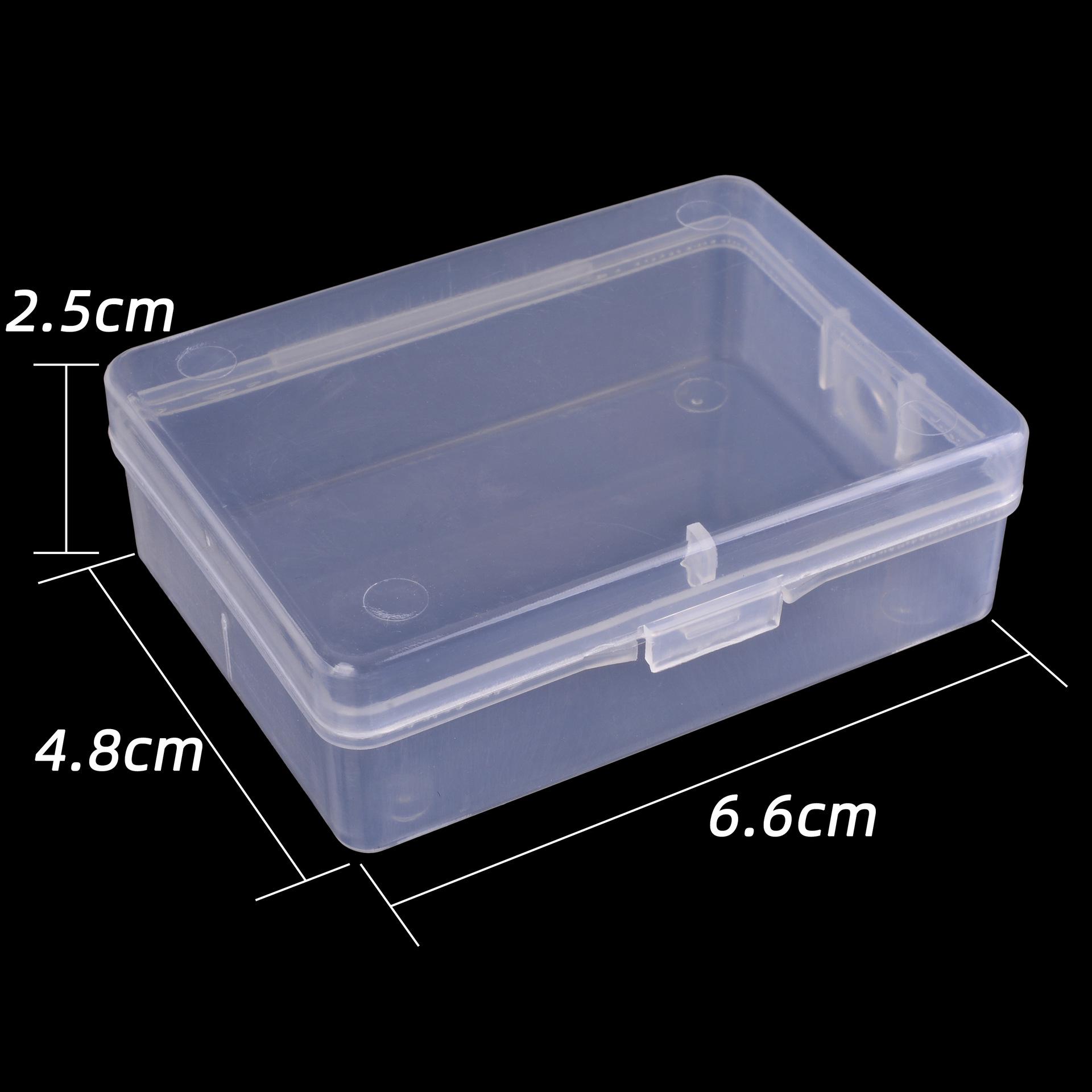 Transparent Plastic Lure and Component Storage Box with 5, 8, or 10 Compartments (Thunder Frog Box). Transparent