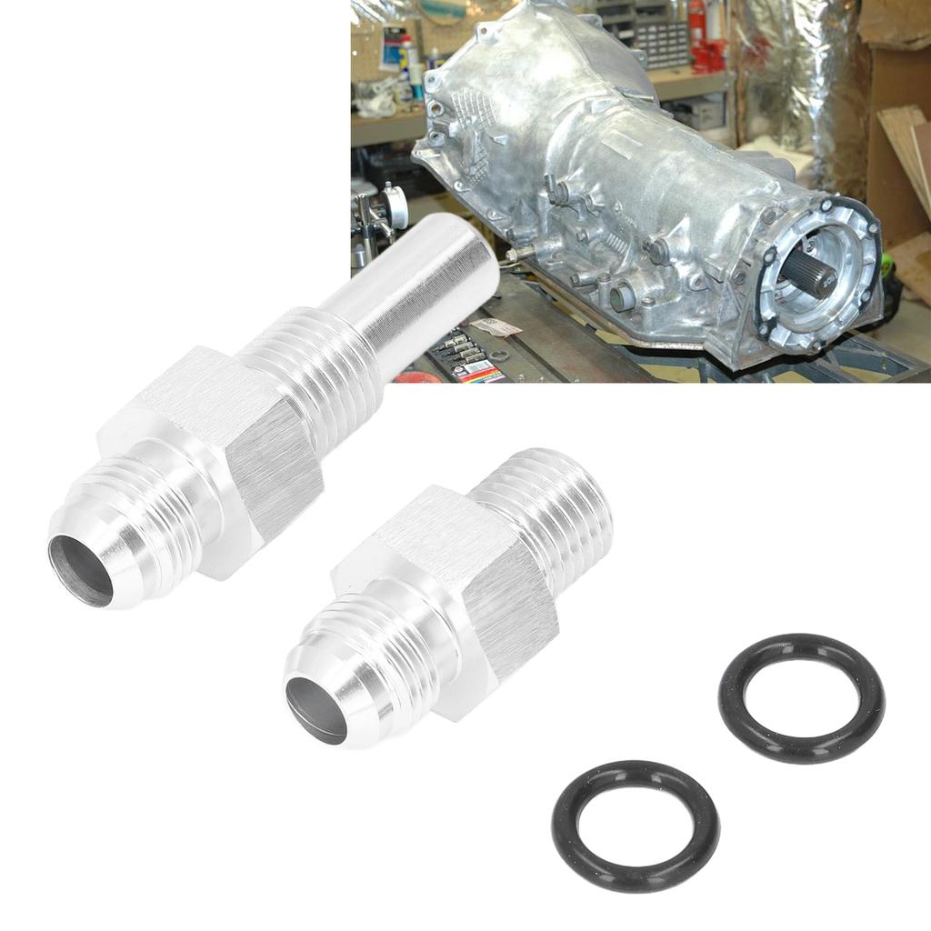 Transmission Cooler Adapter Fittings Front Rear Port ‑6AN Flare 6AN 551124 for GM 4L80E LS1 LM7 LR4 LQ4 LS6 L59 LQ9