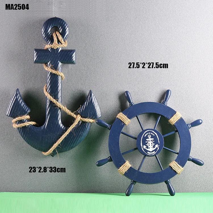 Sailor Personality Ornament Mediterranean Helmsman Anchor Combination Bedroom Decoration