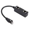 RJ45 Splitter Adapter 1 Male To 2 Female Port Ethernet Connector for Network Home Office