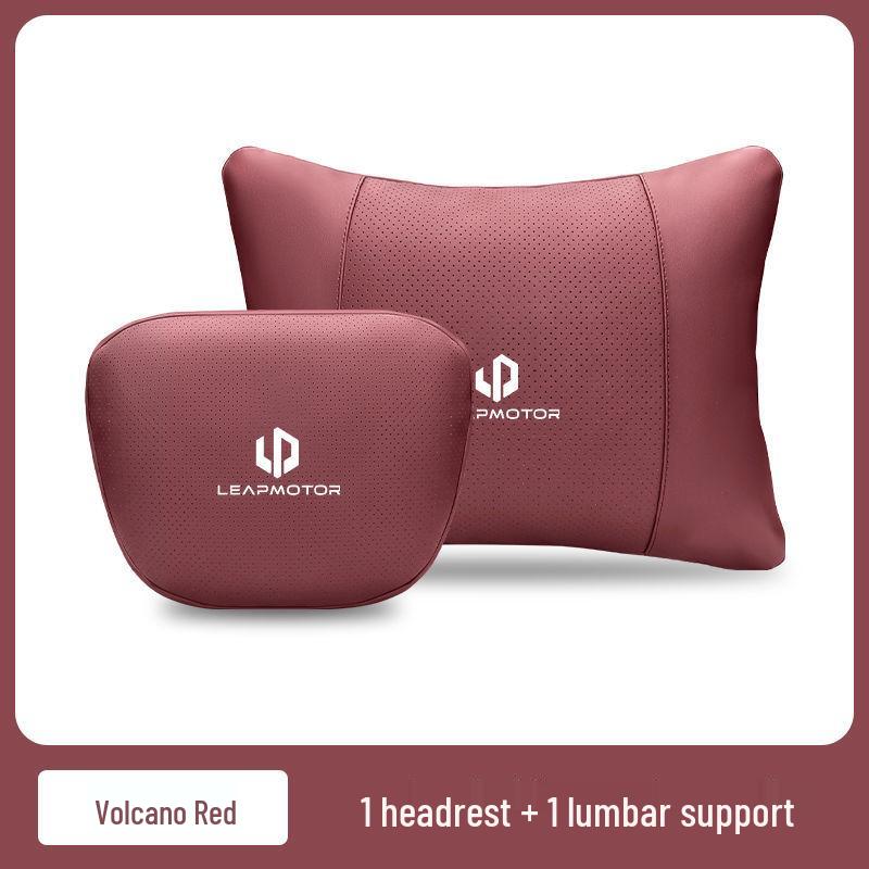 Suporte Lombar para Bancos de Carro Leapmotor T03/C11/C01/C16/C10 - Conforto de Alta Qualidade e Proteção da Cintura Encosto de Cabeça
