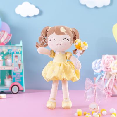 Plush Toy Birthday Gift Love Gift Girl Baby Gift Princess Doll Curly Kids Toys  Yellow