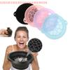 Foldable Face Ice Bath Bowl Facials Plunge Wash Basin Silicone Portable Travel Home Skincare Ice Facials Bath