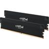 CRUCIAL Mémoire RAM DDR5 PRO - Overclocking Edition - Kit 64GB (2 X 32GO) - 6400 MT/s - CL40 - UDIMM