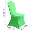 1PCS Chair Cover Spandex Wedding Universal Stretch Elastic Birthday Party Hotel Banquet Dining Room Washable Thick Quality