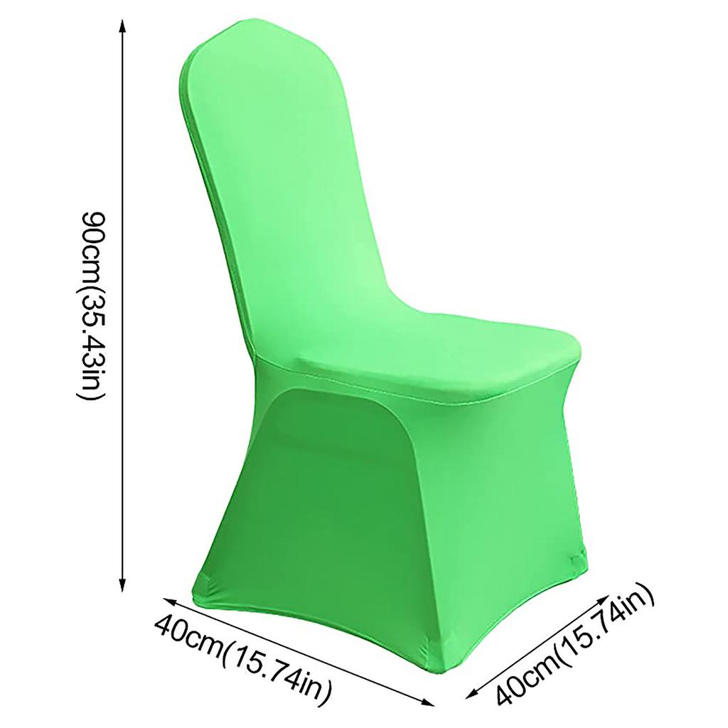 1PCS Chair Cover Spandex Wedding Universal Stretch Elastic Birthday Party Hotel Banquet Dining Room Washable Thick Quality