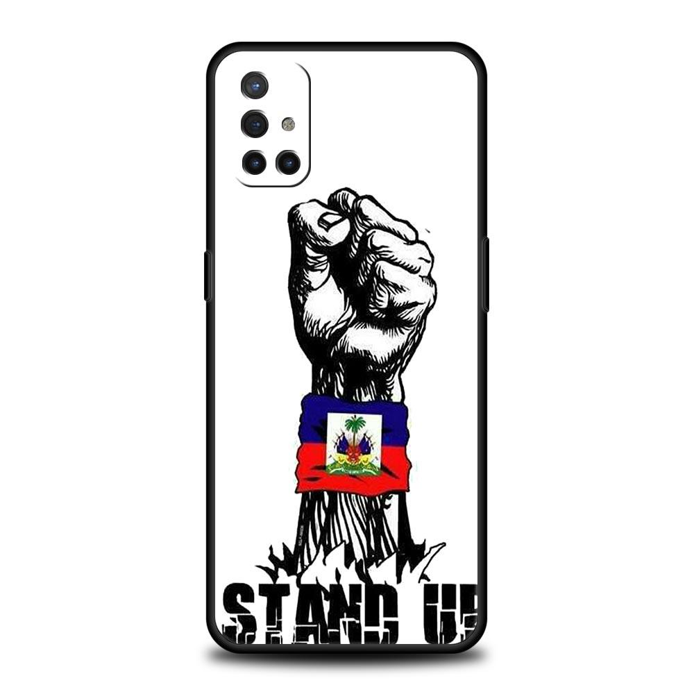 shipping Haiti Flag Phone Case For OnePlus 15 13 12 11 10 Pro 13T 13R 12R 9 8T 8 7 7T 9R Nord 2T CE 2 3 4 5G Soft Cover