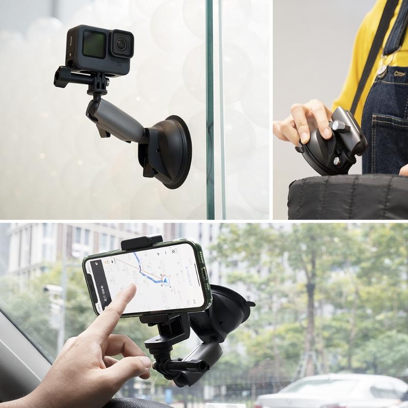 Universal Windshield Suction Cup Mount Bracket for  Inst360 Osmo  Action Camera Mount Smartphone Action Camera