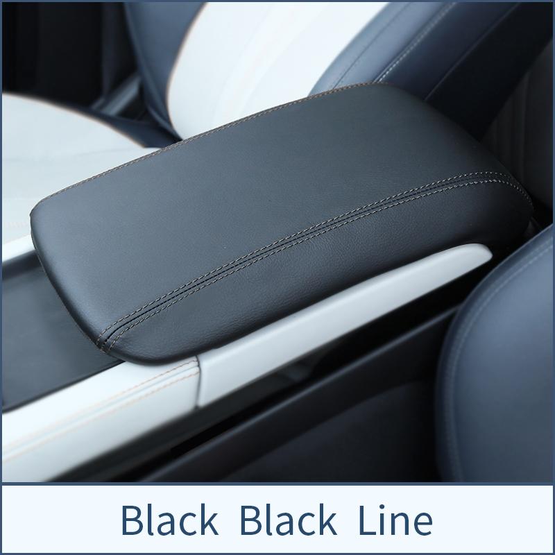 Armrest Storage Box Protective Cover For BYD SEAL U  dm i Song Plus EV Champion Edition 2022 2023 2024 Car Interior Accessories Black Black Line