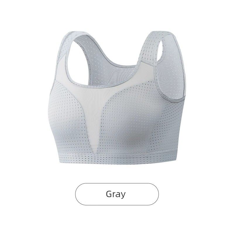 Underwear for Women with Large Busts, Minimizing Appearance, Ultra-Flat, High-Intensity Running, Shockproof, Anti-Sagging, Beautiful Back Vest Bra