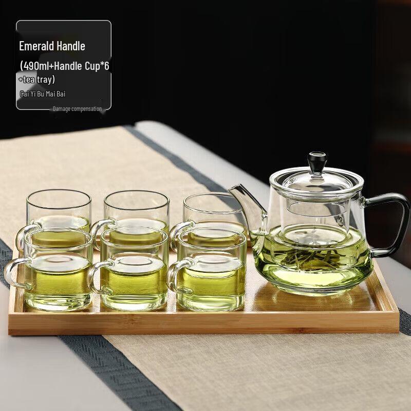 Qianyu Heat-Resistant Borosilicate Glass Teapot & Tea Set
